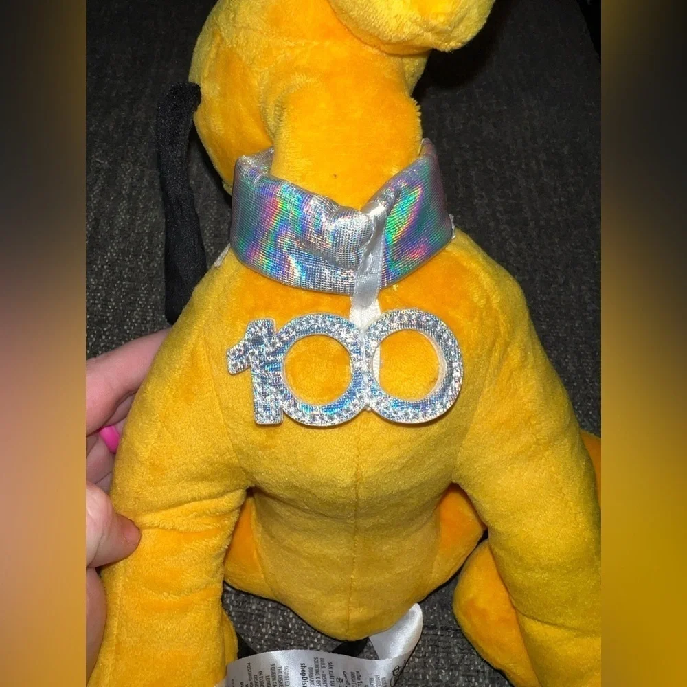 Disney Parks Pluto Disney 100 Celebration Soft Toy Plush